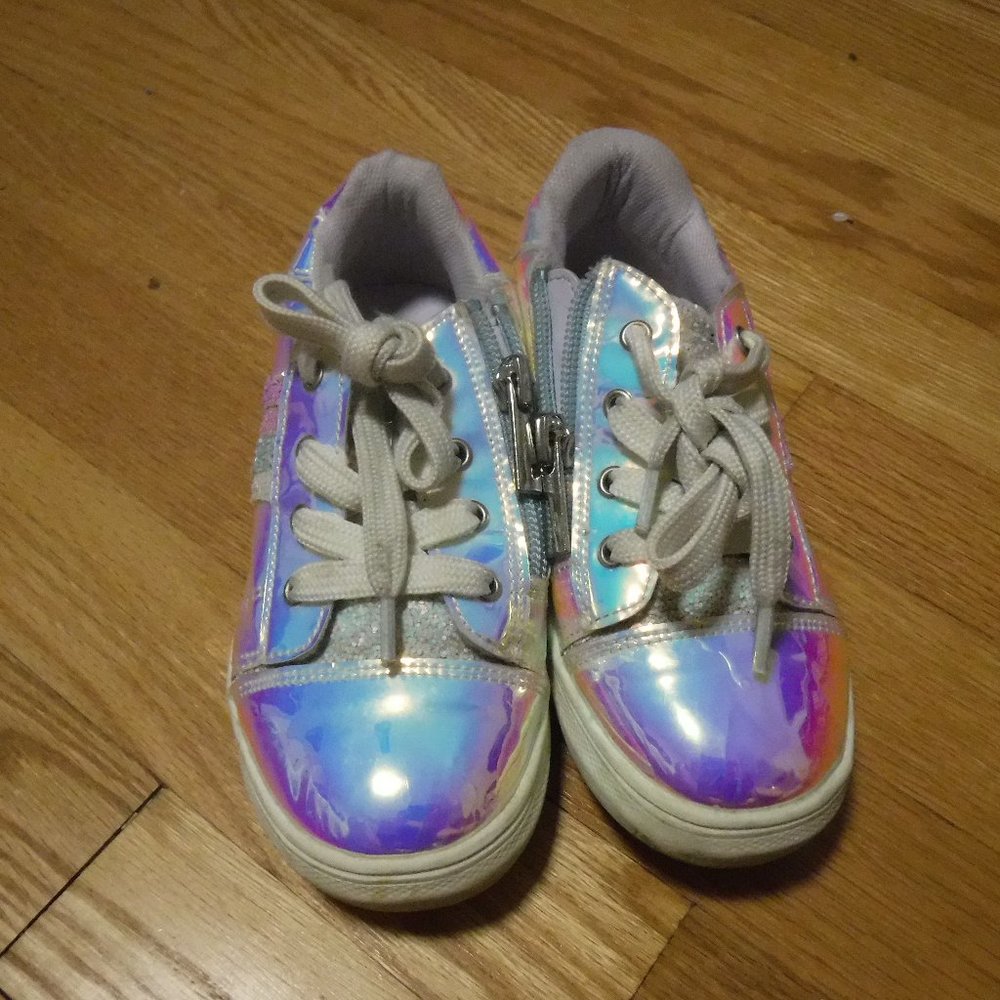 Kidpik Girls Size 11T Rainbow Sneakers